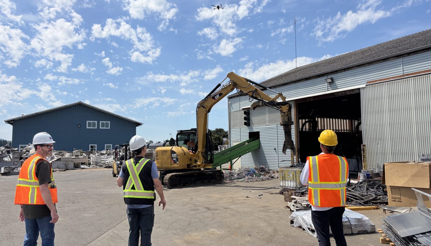 The Skagit River Steel & Recycling team on site in Burlington, WA